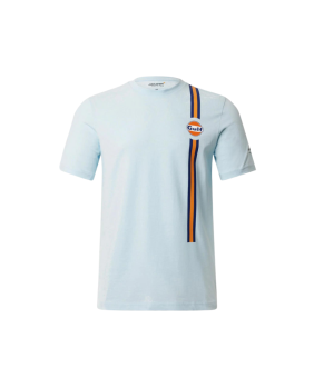 T-shirt MC LAREN-GULF bleu ciel