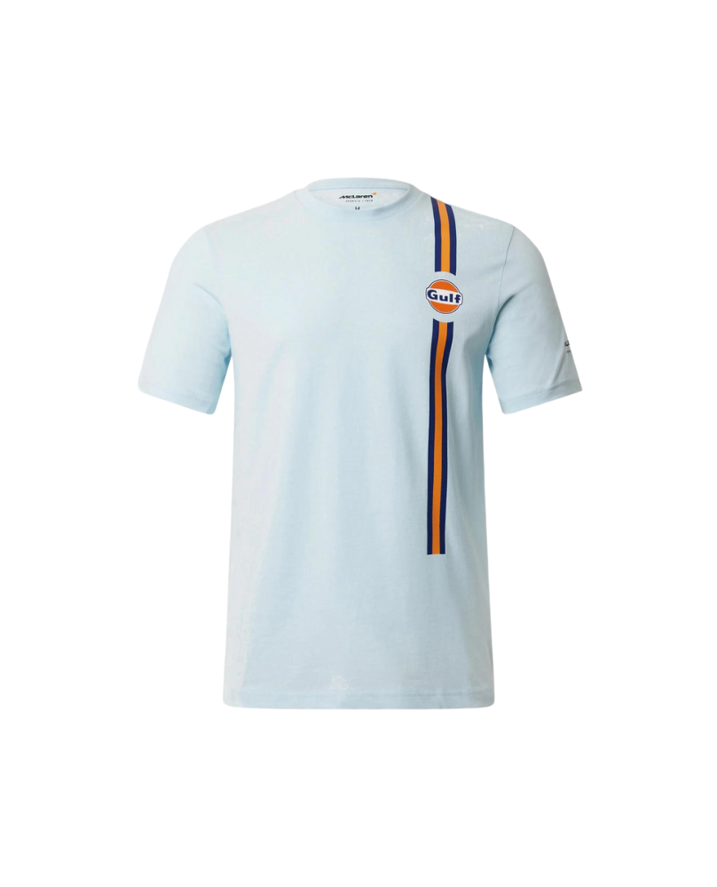 T-shirt MC LAREN-GULF bleu ciel