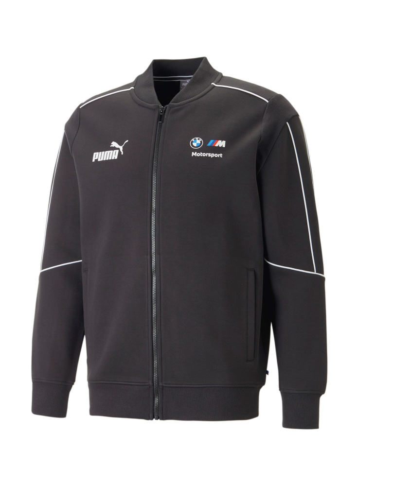 Veste survêtement zippée BMW noire