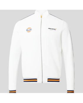 Veste zippée Gulf Mc Laren Blanc