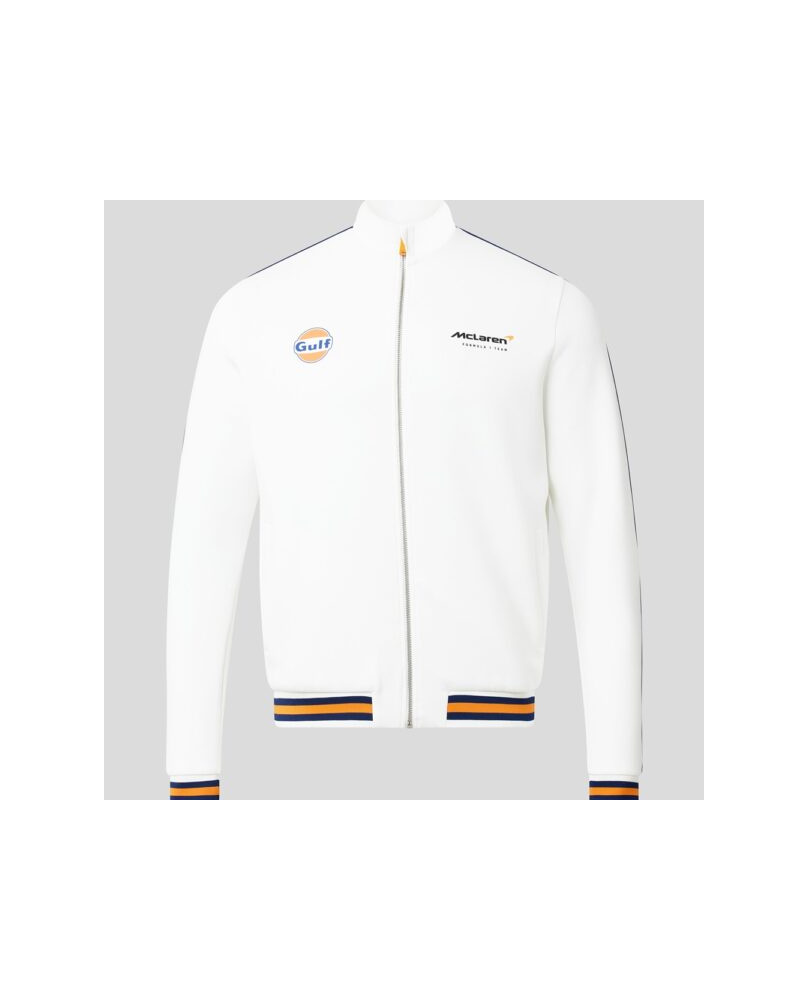 Veste zippée Gulf Mc Laren Blanc