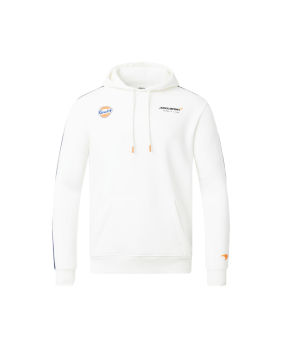 Sweat  MC LAREN-GULF à capuche blanc