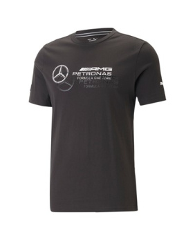 T-shirt Mercedes noir