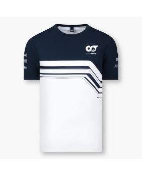 T-shirt AlphaTauri blanc-bleu