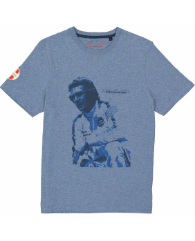 T-Shirt SMQ Steve McQueen bleu