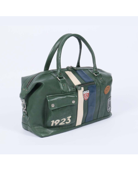 Sac cuir 24H LE MANS vert