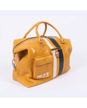 Sac cuir 24H LE MANS jaune