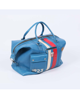 Sac cuir 24H LE MANS bleu