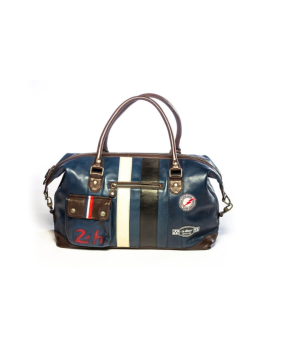 Sac Cuir 24h WE 48 bleu foncé