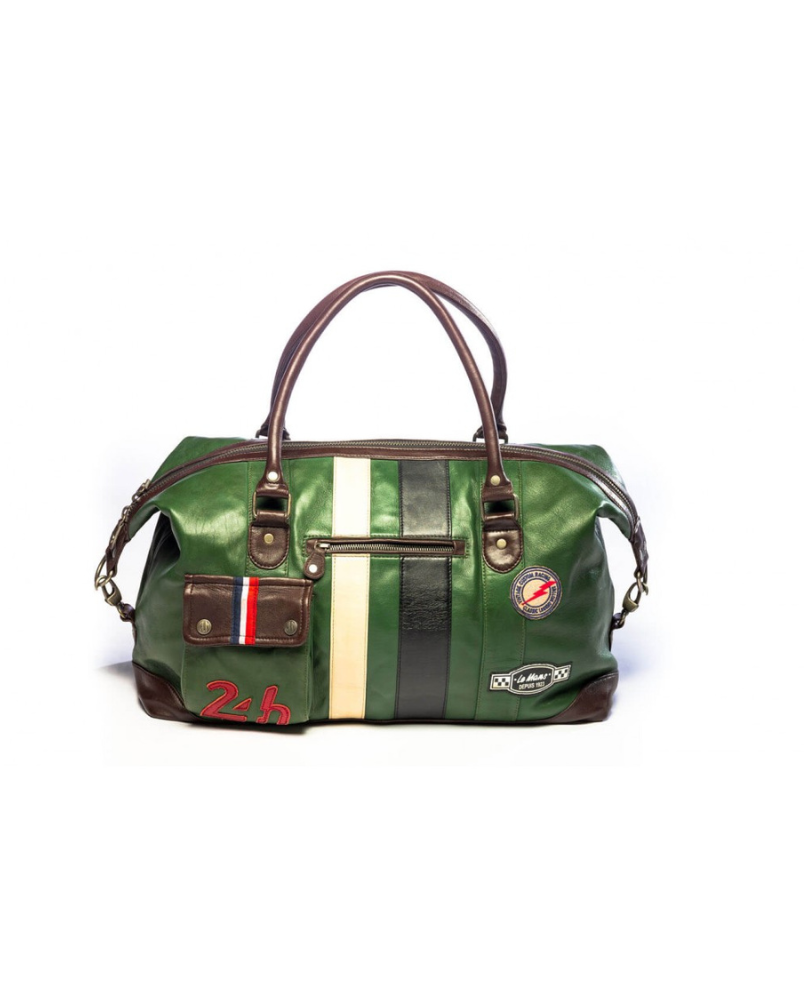 Sac Cuir 24h WE 48 vert