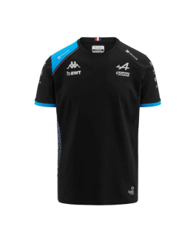 T-shirt fan team Alpine noir-bleu