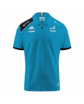 Polo official team Alpine bleu