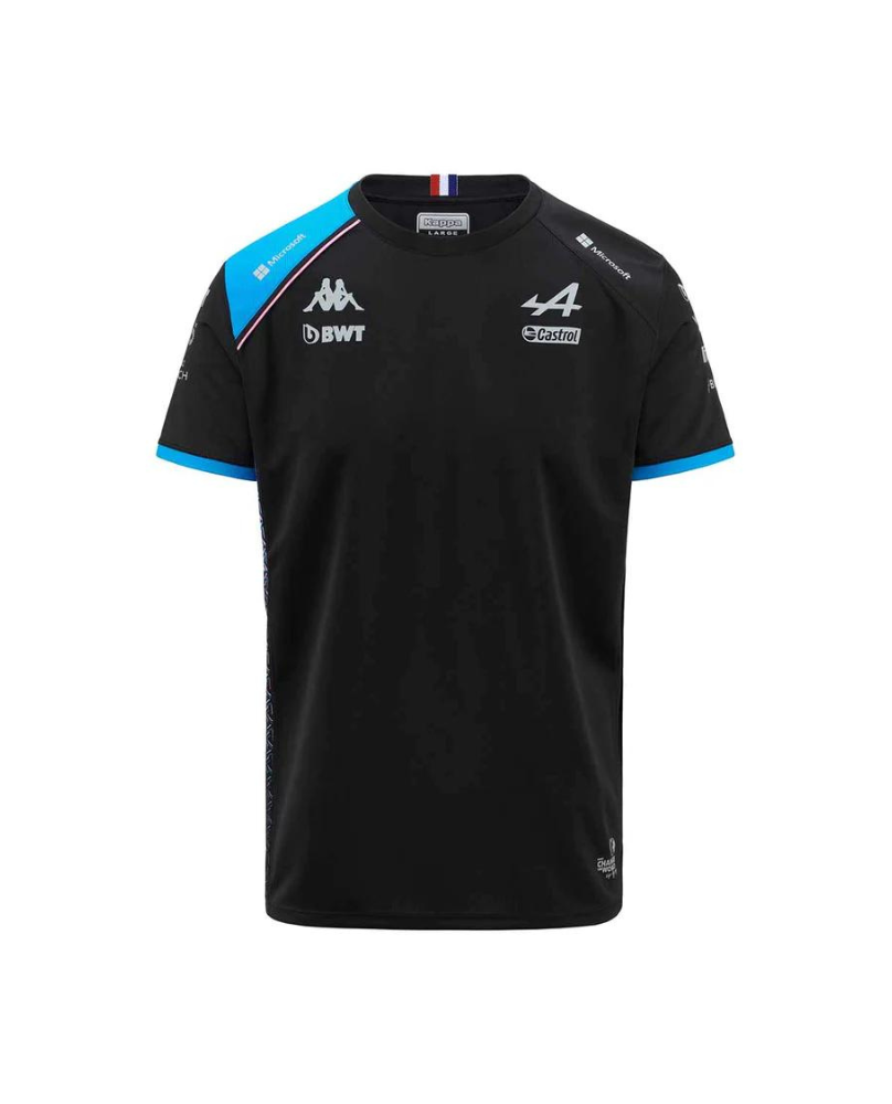 T-shirt official team Alpine noir-bleu