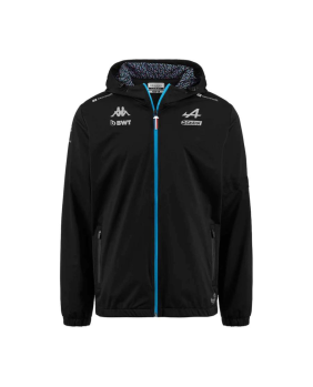 Veste capuche official team Alpine noire