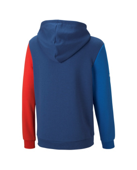 Sweat à capuche enfant BMW bleu-rouge