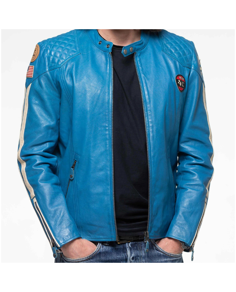 Blouson Cuir 24H Trophy Gitane