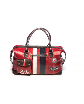 Sac Cuir 24h WE 48 rouge foncé