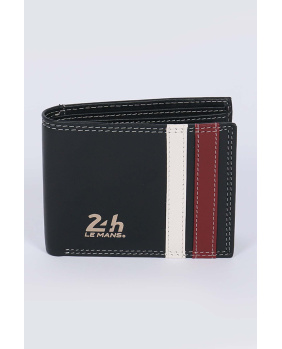 Porte feuille Cuir 24H Bignan Noir