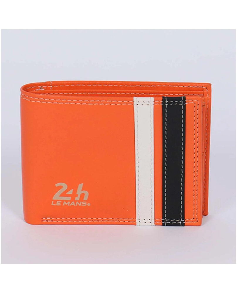 Porte feuille Cuir 24H Bignan Orange