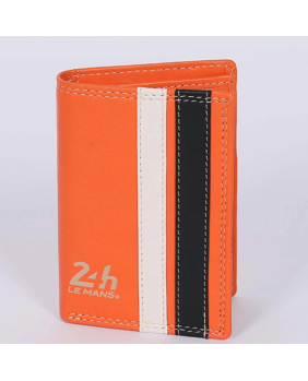 Porte feuille Cuir 24H Chenard Orange