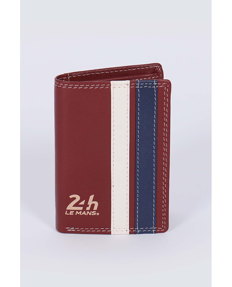 Porte feuille Cuir 24H Chenard Rouge