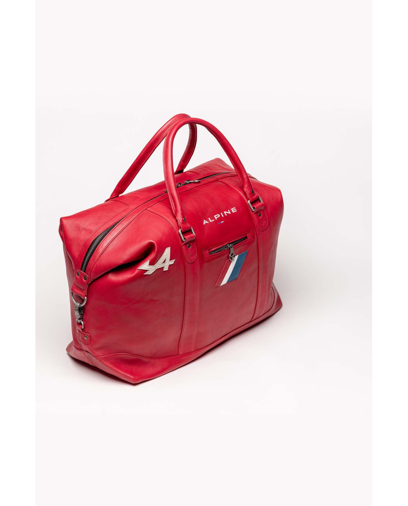 Sac cuir Alpine Rouge 72H