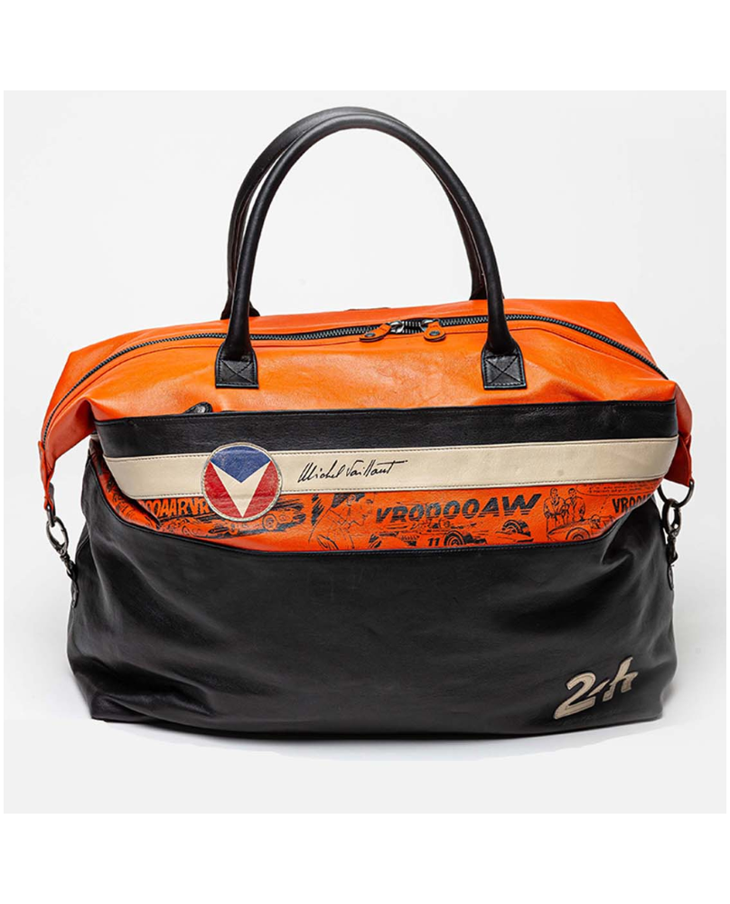 Sac cuir 24H Le Mans Michel Vaillant Noir 72H