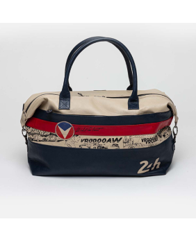 Sac bandoulière cuir 24H Le Mans Michel Vaillant Royal Blue 48H