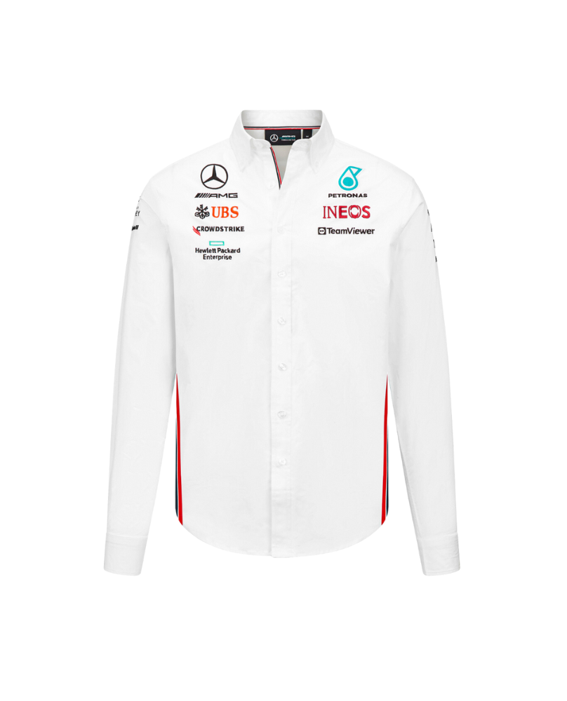 Chemise team Mercedes blanc