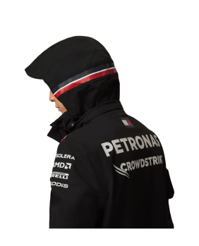 Veste de pluie Mercedes Petronas noir