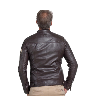 Blouson Cuir Tom SMQ Dark Brown